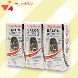 NEW 🌟 Sally Hansen Salon Effects Lust-Rous Real Nail Polish Strips 🌟 3 Pack